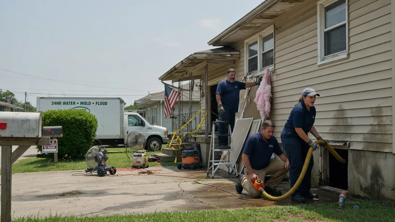 Water Damage Repair in Prescott, KS near me